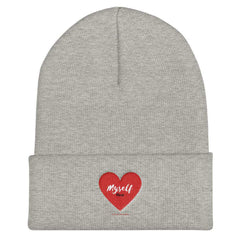 Love Myself First - Read Heart - Cuffed Beanie in 5 Farben - shinyly.shop