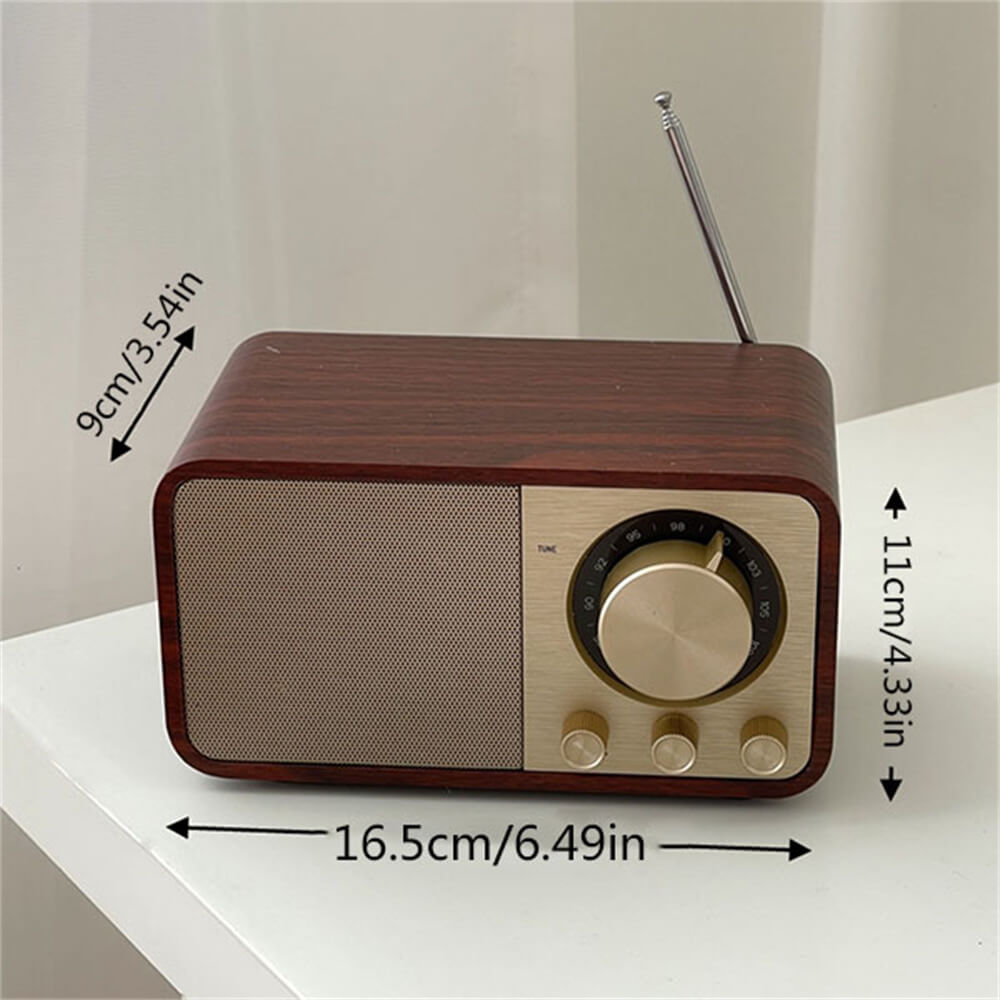 Retro Wood Bluetooth Speaker