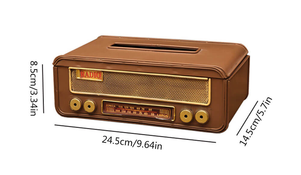 Porte-mouchoirs radio vintage