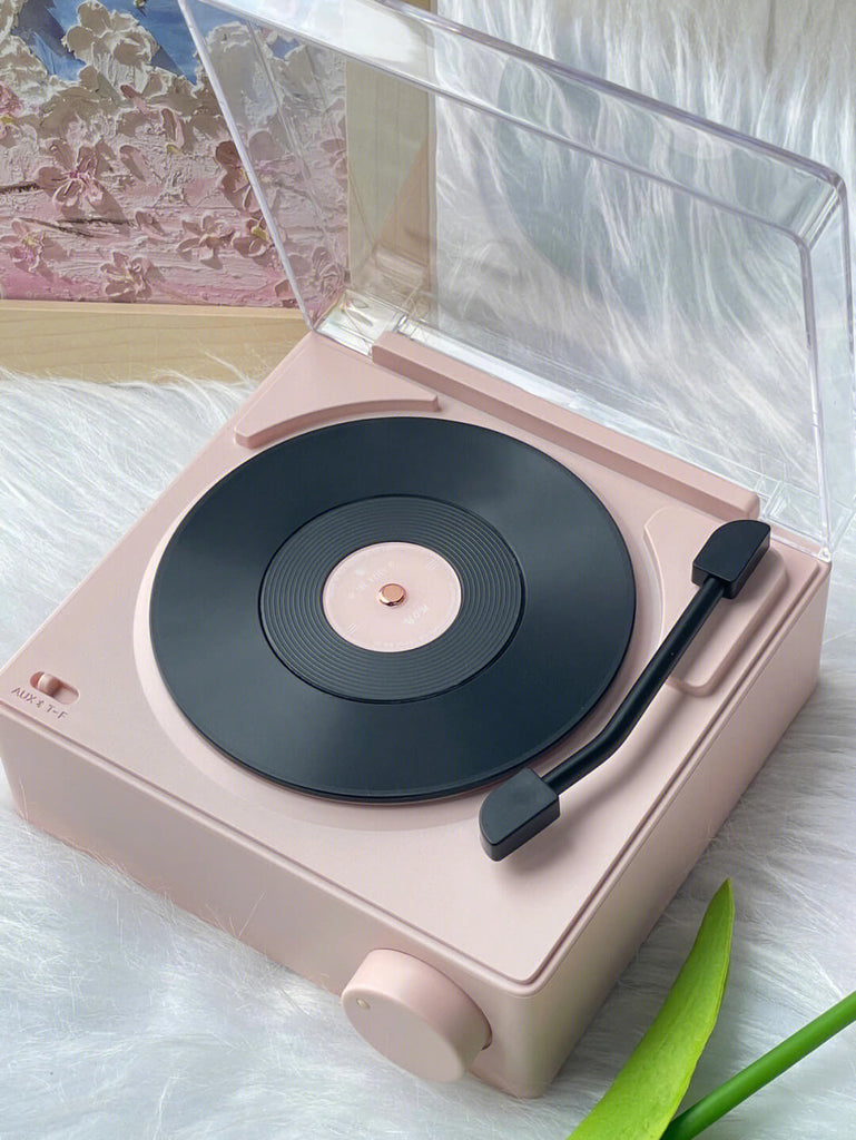Haut-parleur Bluetooth rétro pour disque vinyle