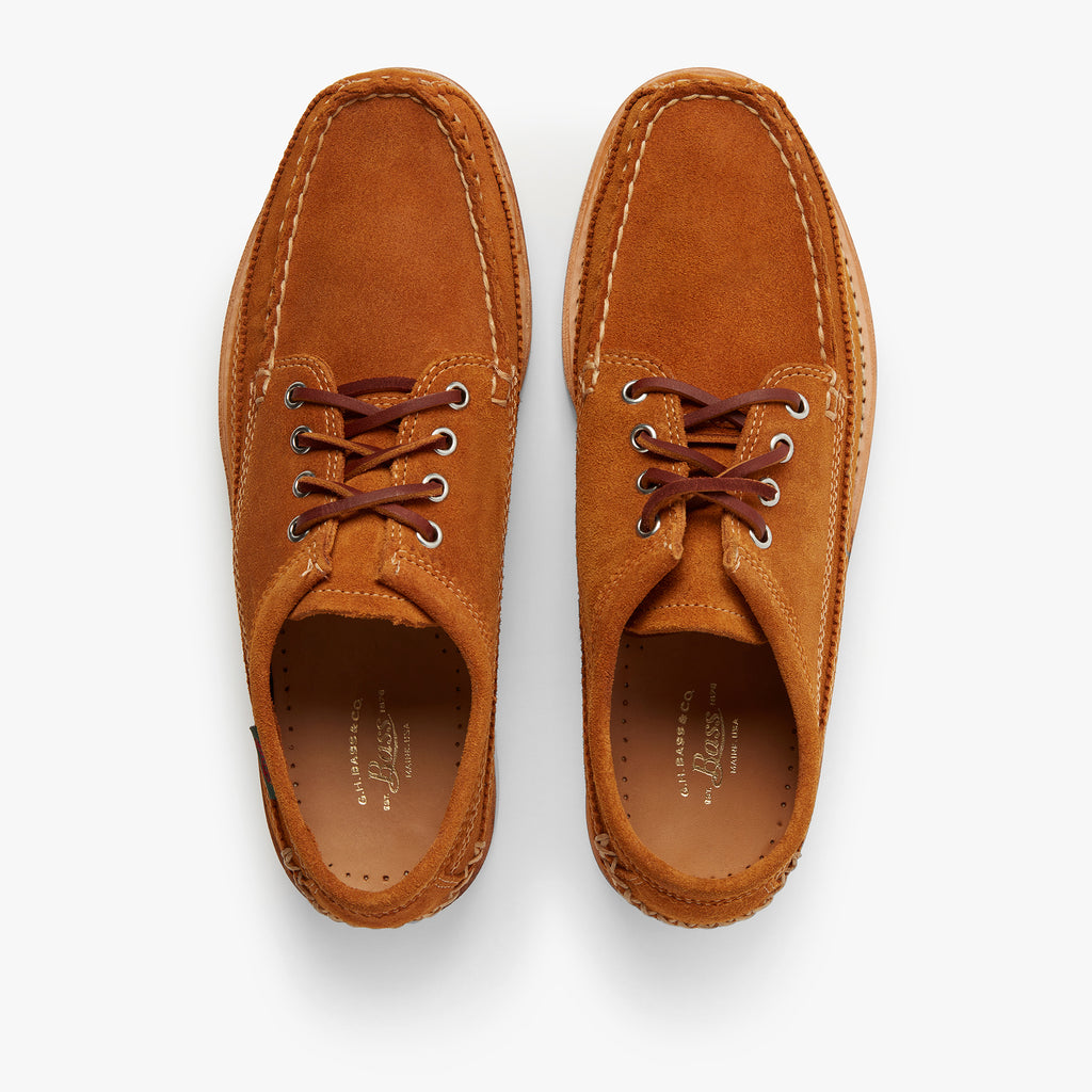 Tan Suede Moccasins | Mens Camp Moccasins â€“ G.H.BASS