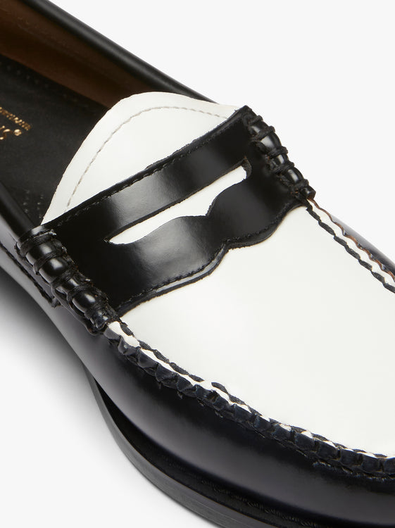 Black And White Penny Loafers Womens | Black And White Loafers – G.H.BASS