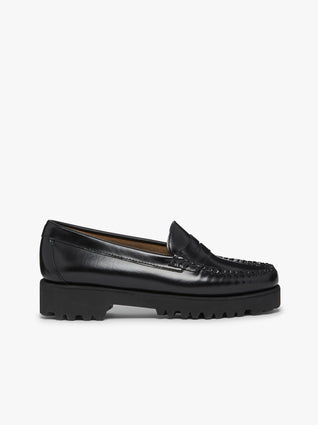 Mens Black Loafers With White Stitching | Mens Shoes 90S â€“ G.H.