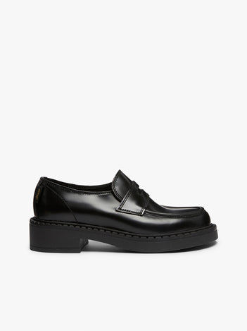 Albany II Saddle Loafers | Black Leather Loafers Womens – G.H.BASS