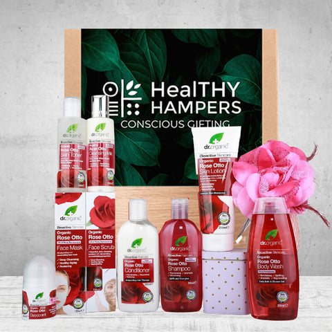 Healthy Hampers Organic Rose Beauty Product