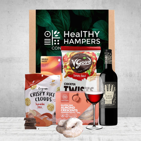 Vegan Shiraz & Snack Hamper