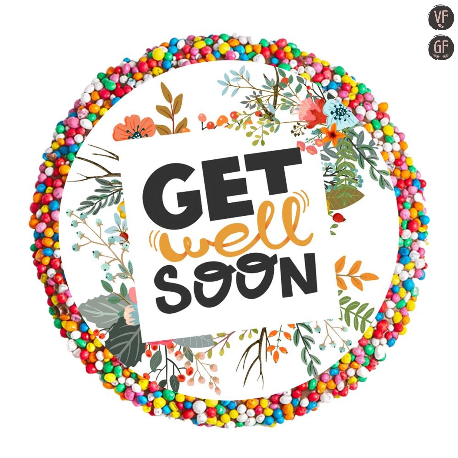 Get Well Flowers Dark Chocolate Freckle - Healthy Hampers product image