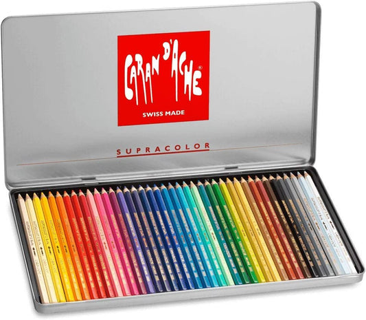 Lapiz Color Caran D'ache Pastel Profesional Caja Madera C/84 – El Pensar