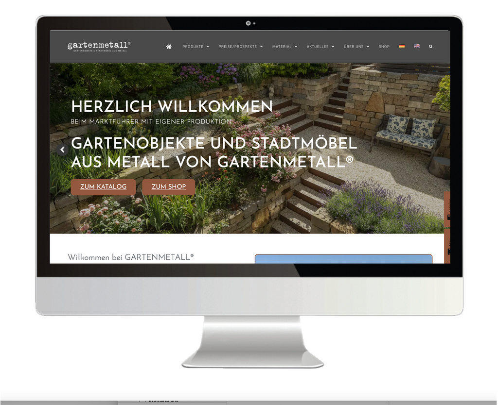 Gartenmetall Website