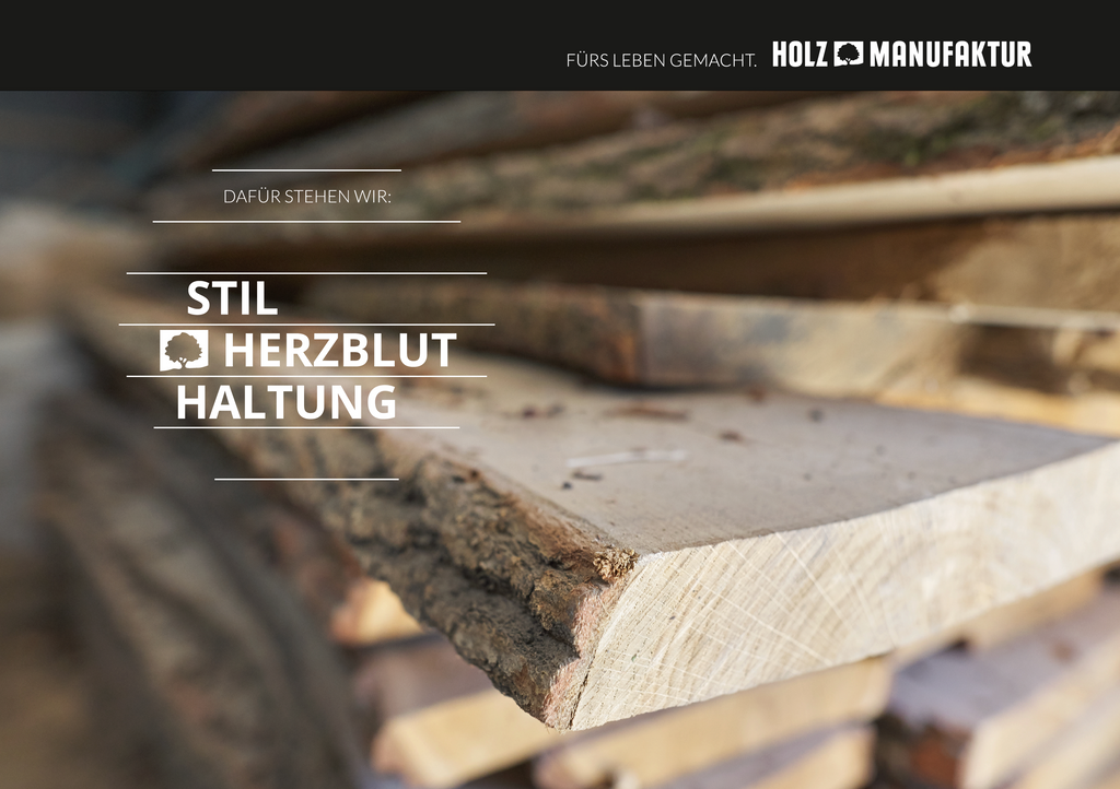 Leitbild Holzmanufaktur