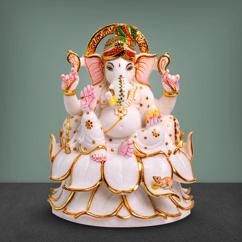 Marble Ganesh Murti