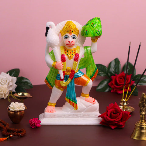 Standing Marble Hanuman Murti