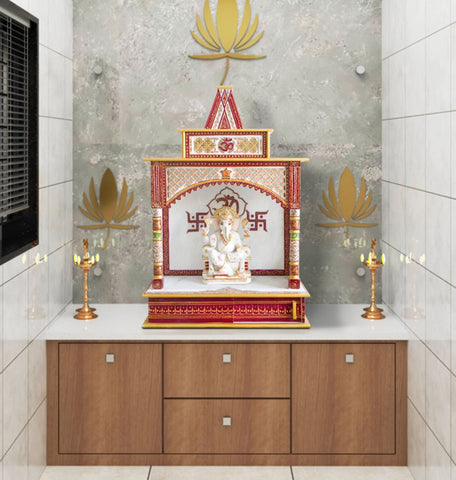 Marble temple for home