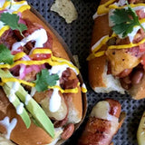 Tillamook Sonoran Style Bacon Wrapped Cheesy Hot Dogs Recipe
