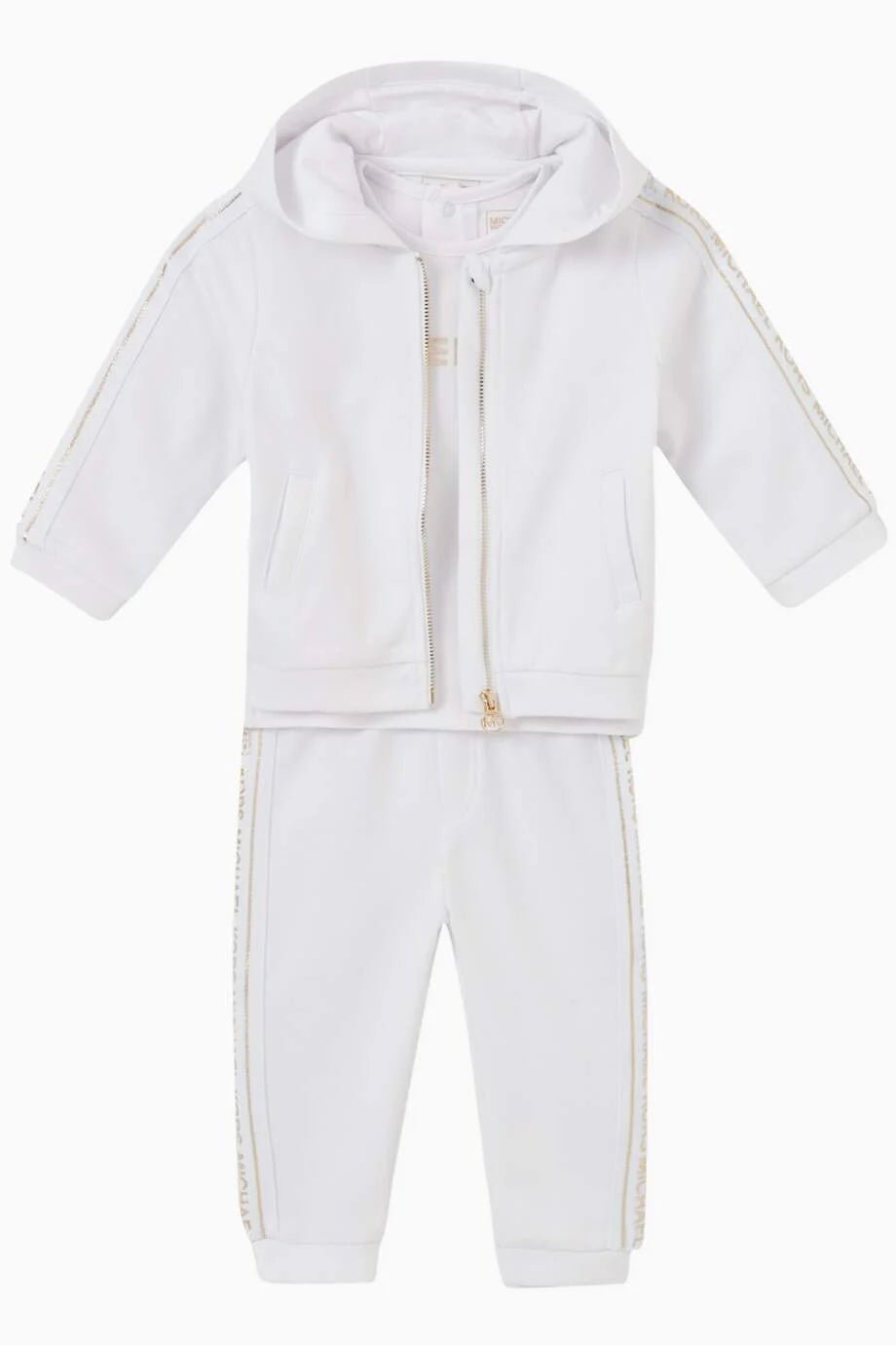 Michael Kors Logo Tape Tracksuit Baby Girls Overall KWD  – SAVANNA