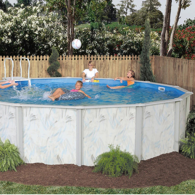 12' Coastal 5" Steel Frame Round Pool Bundle | 52" or 54" Height Options