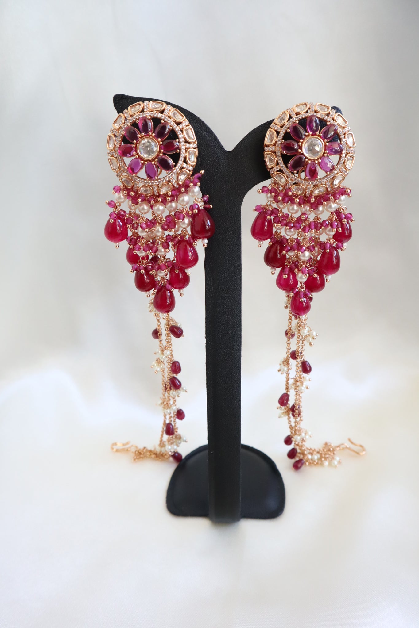 Akari H chic Raisin pierced earring - イヤリング