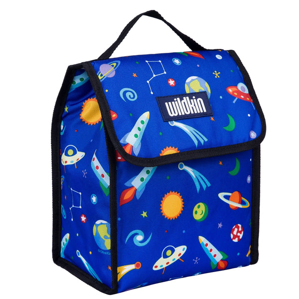 Wildkin Kids Insulated Lunch Box Bag (Blue Camo)