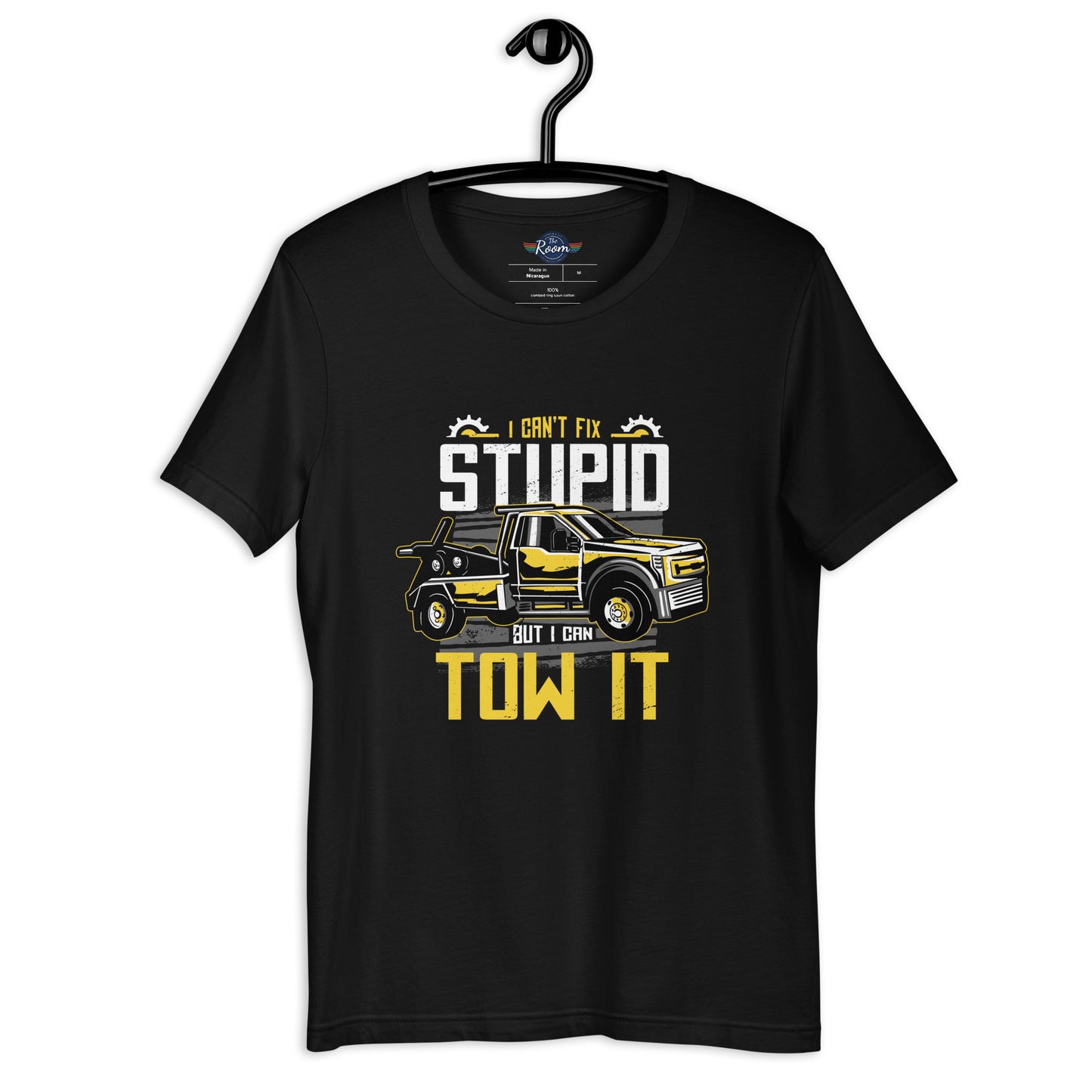 I Cant Fix Stupid Tow Truck Graphic Tee