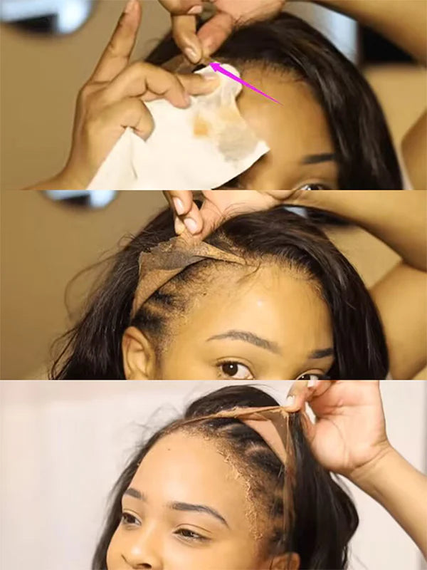 how to take the lace wig off | tutorial