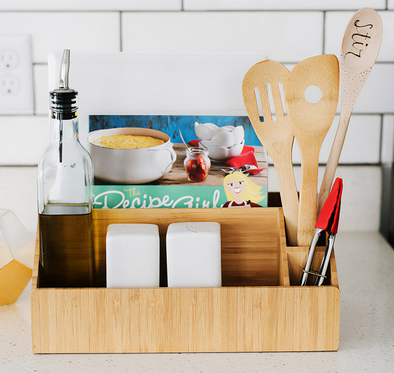 Bamboo Kitchen Organizers