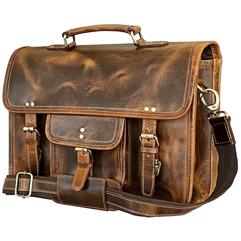 leather satchel