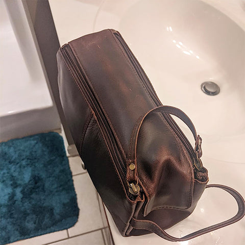 mens toiletry bags traveling travel men toiletries dopp kit women hanging leather hygiene shaving