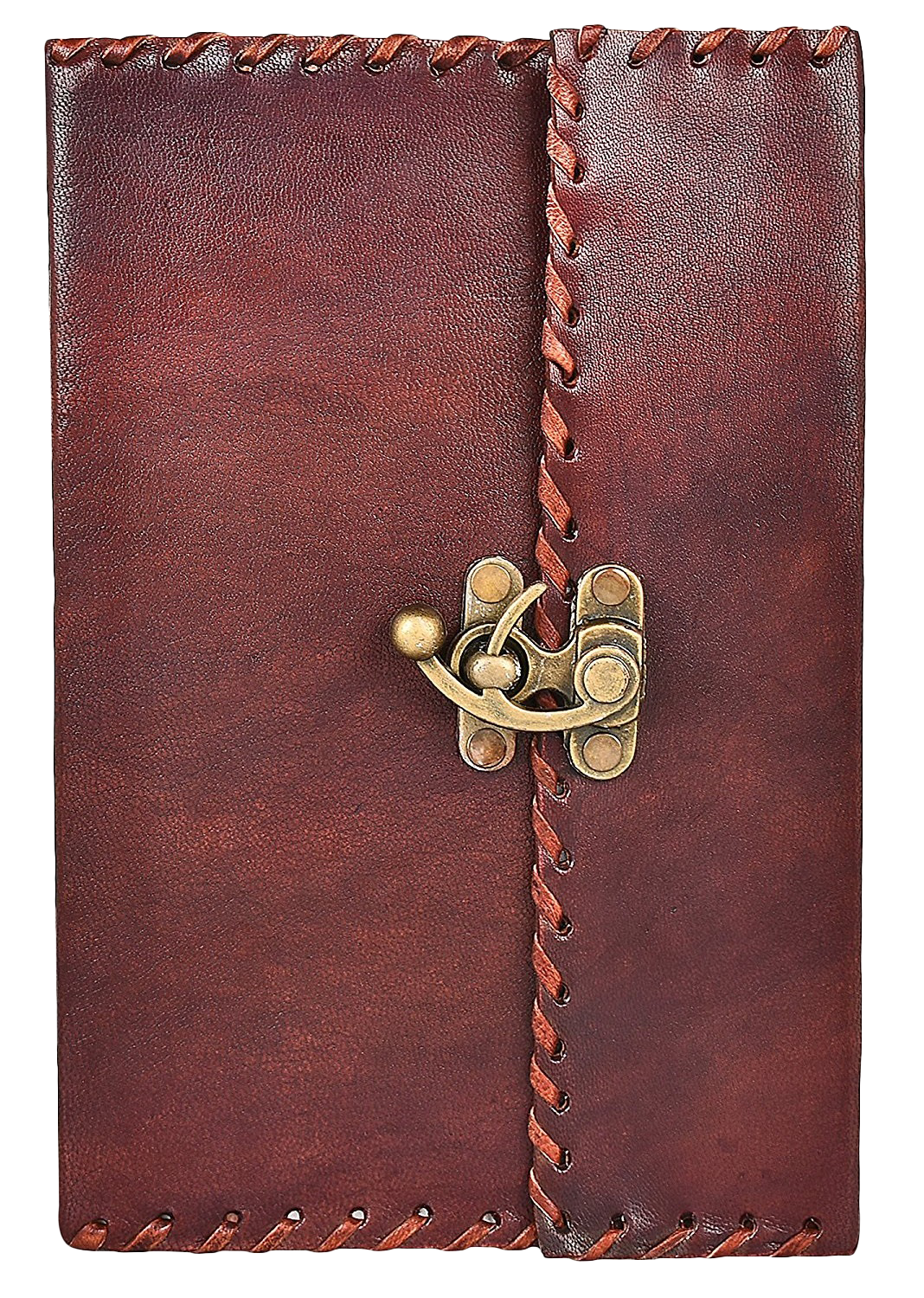 Download Vintage Leather Bound Journal - Rustic Town