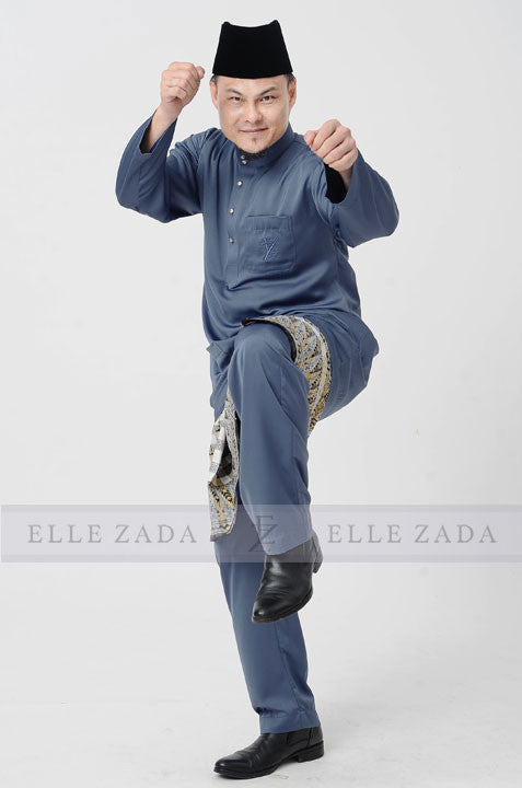  Baju  Melayu  Champion 2019 Dark Pewter ELLE ZADA