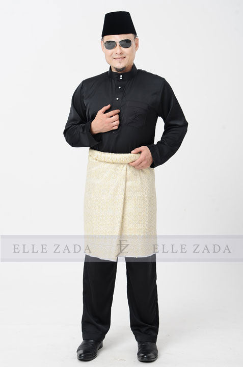  Baju  Melayu  Champion 2019 Onyx Black ELLE ZADA