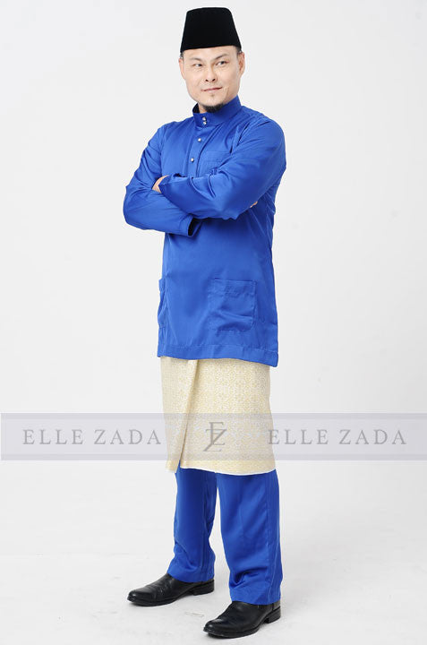  Baju  Melayu  Champion 2019 Royal  Blue ELLE ZADA