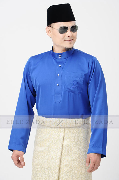  Baju Melayu Champion 2019 Royal Blue ELLE ZADA