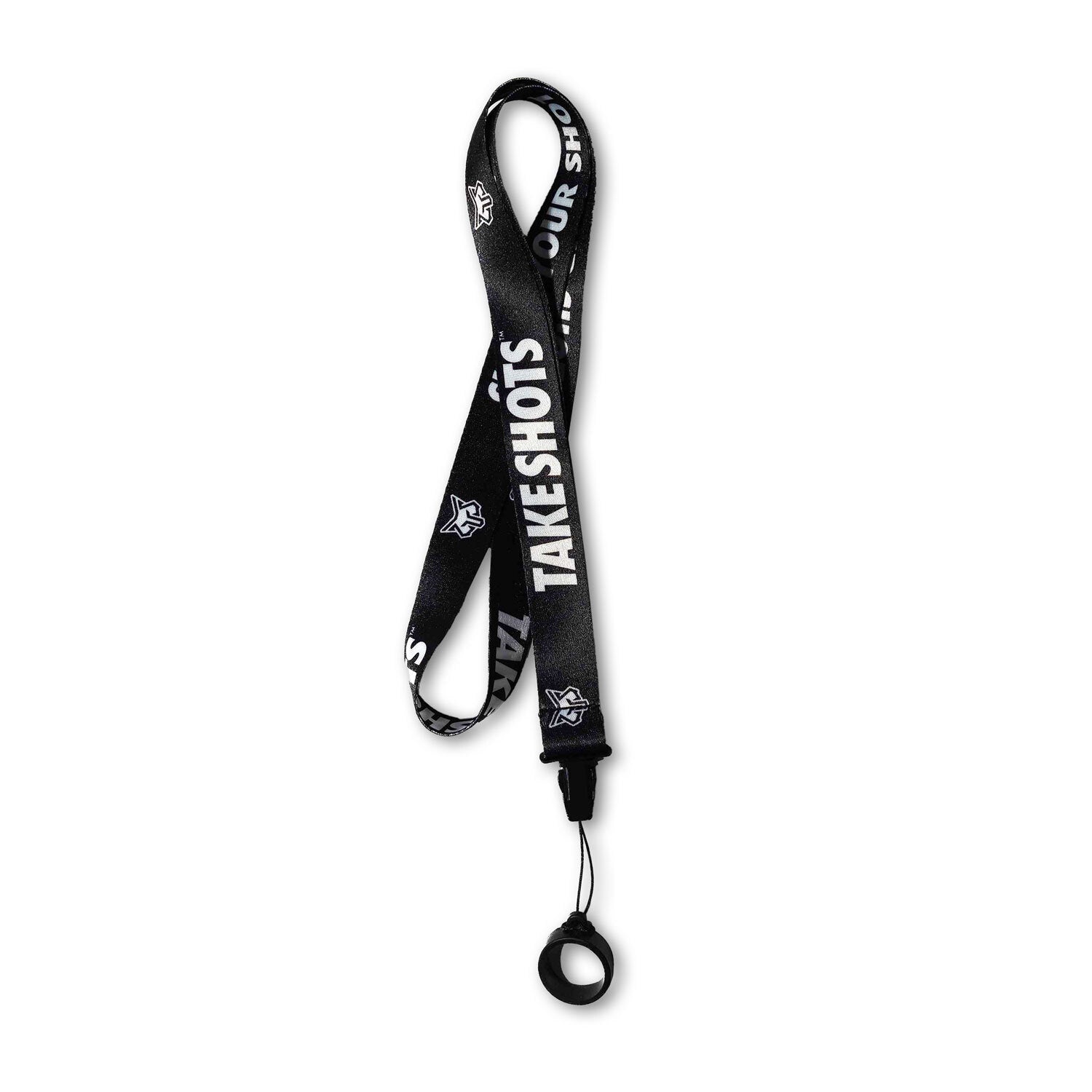 The Lanyard 1 PC Holds The Take Straw Securely Detachable Clasp Black and White