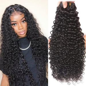 10A Unprocessed Human Hair Jerry Curl Weave 3 Bundles Deal Megalook Ha ...