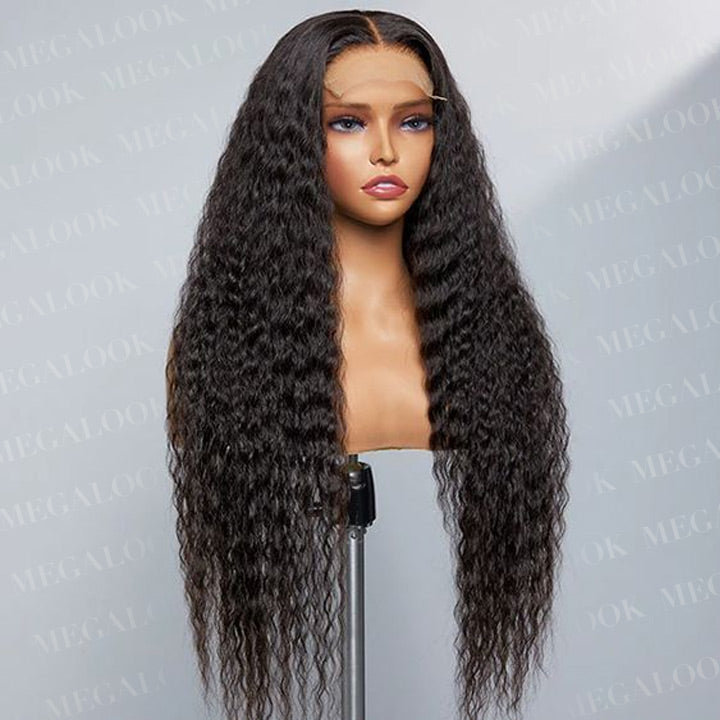 (Super Deal) 99J/#33 Dark Auburn Color Wig Flowy Bohemian Curl 5x5 HD Melted Lace Closure Glueless Human Hair Wigs