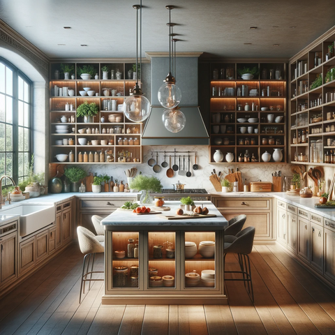 A cozy and inviting kitchen space designed for culinary enthusiasts