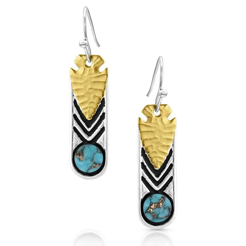 Montana Silversmiths Ladies The Love Of Yellowstone Earrings