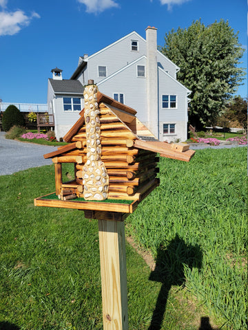 DIY Log House Bird Feeder Kit - Mel Trotter Ministries