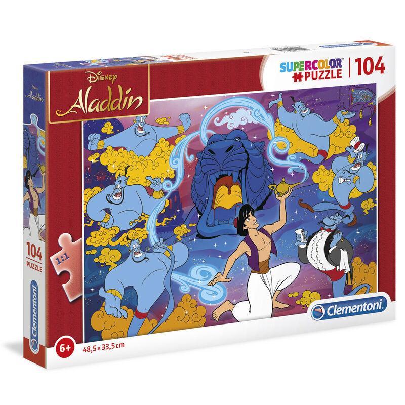 Clementoni Disney Jigsaw Puzzles Aladdin Kids Supercolor Puzzle 60pcs