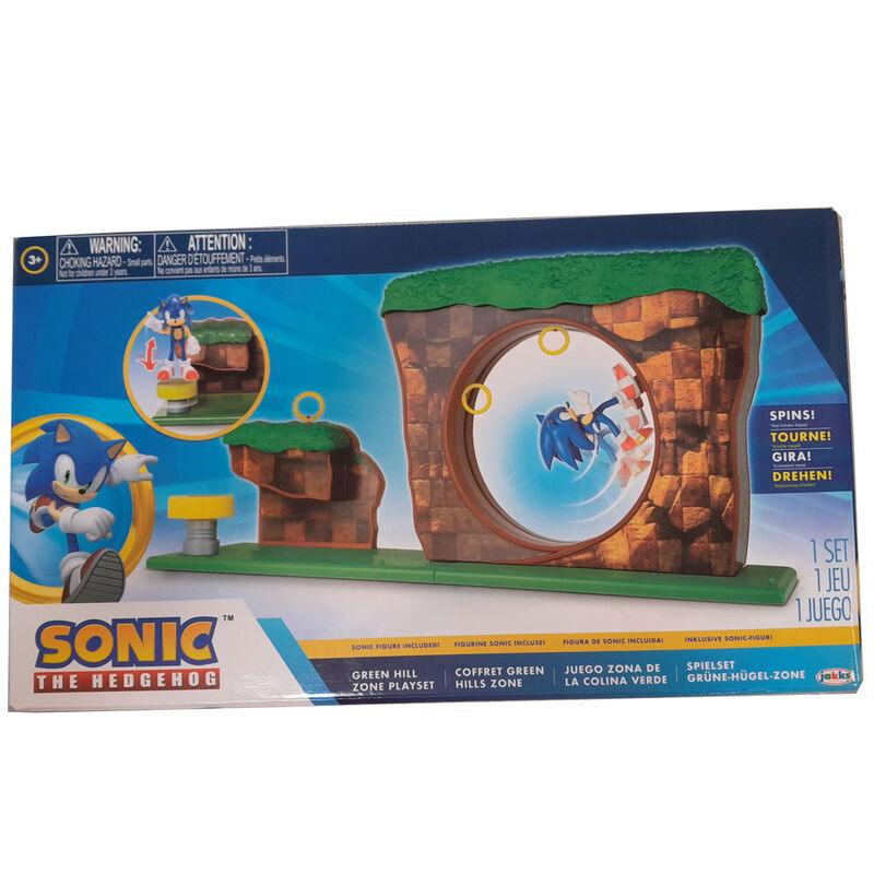 Sonic The Hedgehog Green Hill Zone Playset For Kids 12