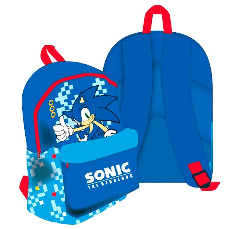 Mochila 3D Pré-Escolar Game Sonic The Hedgehog 31 cm  Brinquedos e Artigos  de Criança - Patrulha Pata Store