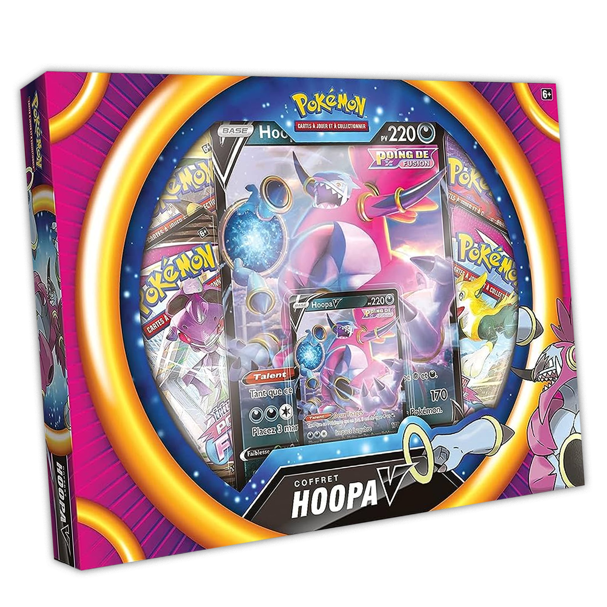 Coffret : Pokémon 6 Boosters 2020 - Jeux enfants Tunisie