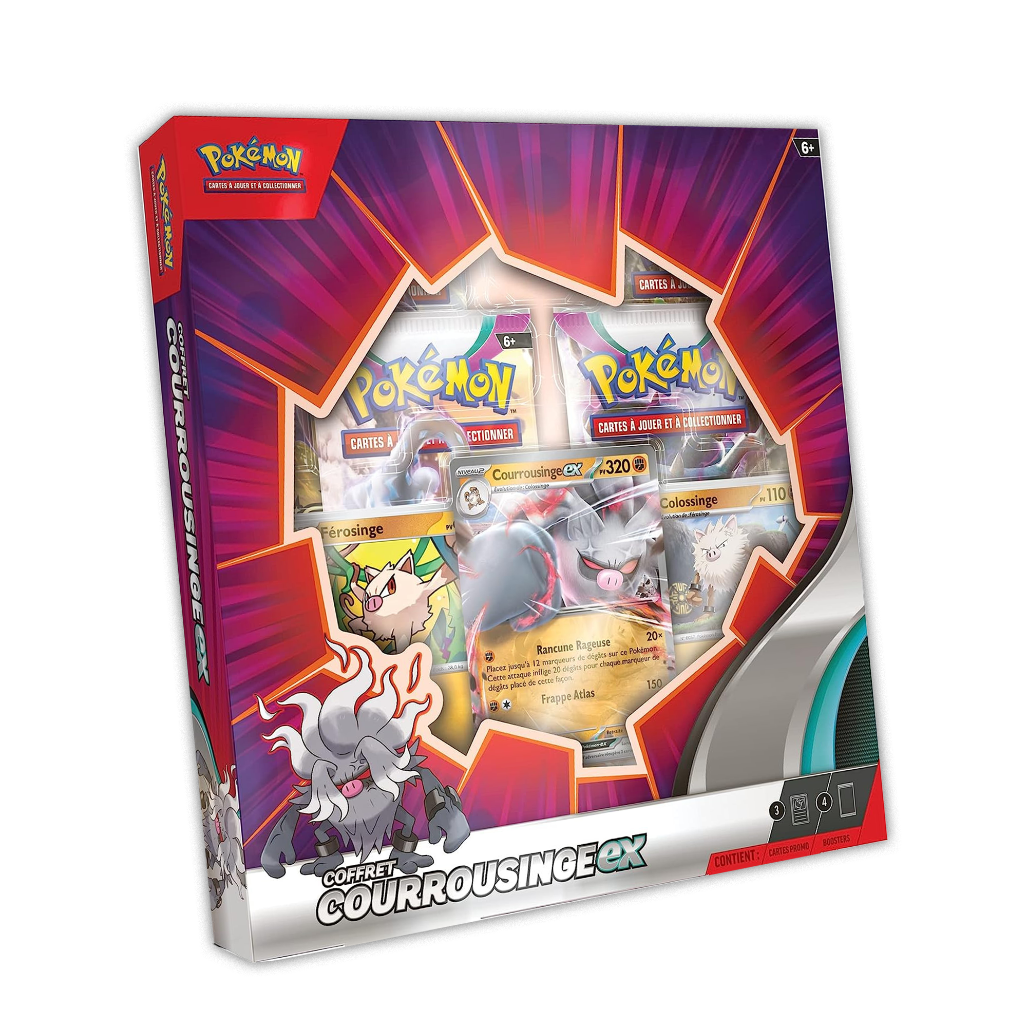 Précommande Pokémon - Coffret Collection Premium Flâmigator EX EV4.5  Destinées De Paldea EV04.5 - FR