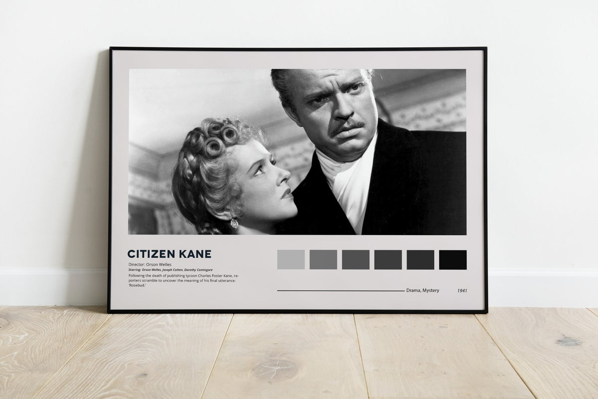Citizen Kane Colour Palette Film Poster (Film Collectible) – Filmmania Gifts