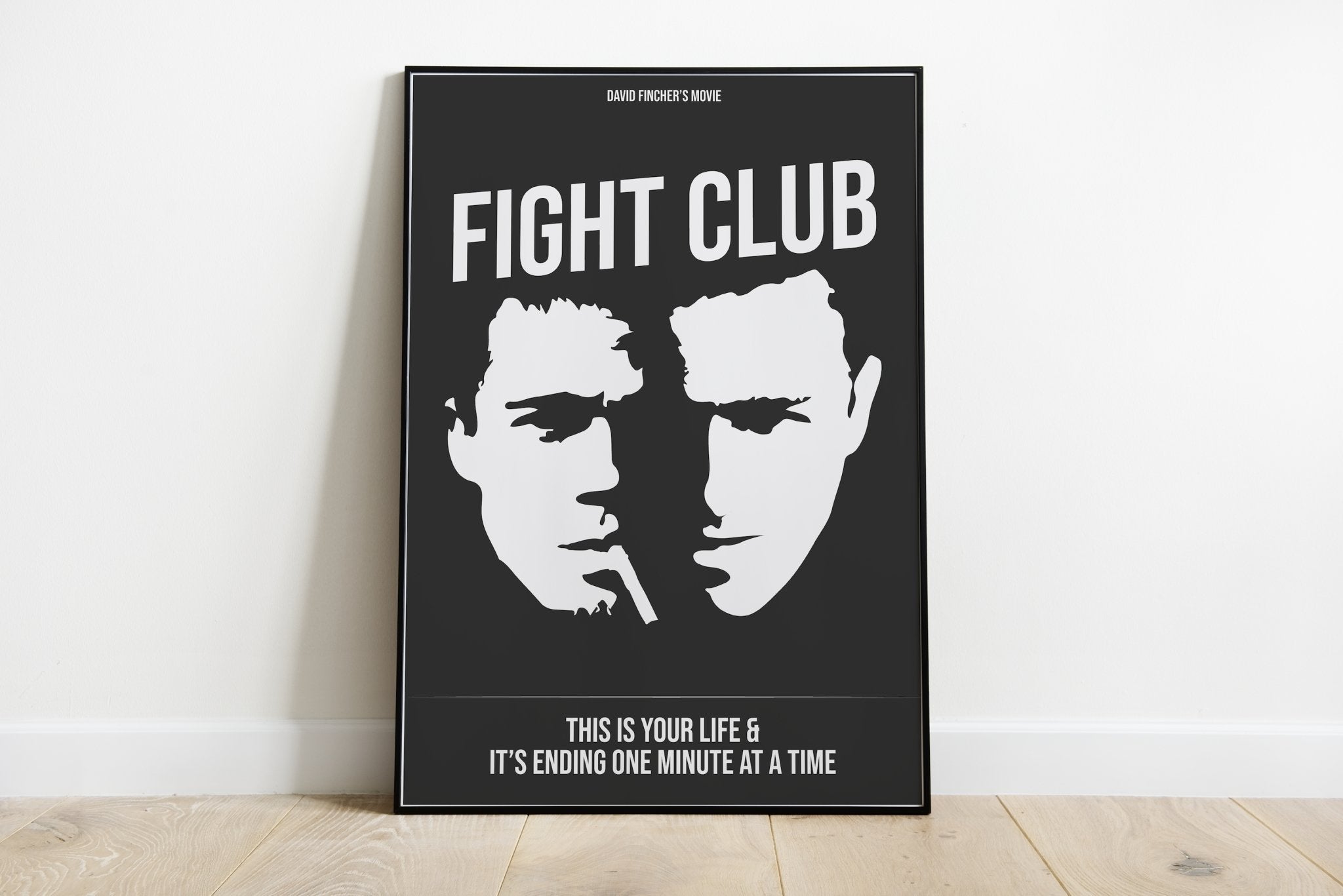 Fight Club Minimalist Movie Poster – Filmmania Gifts