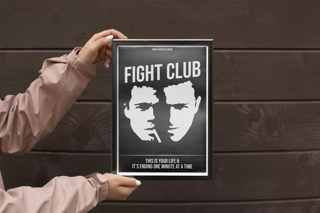 Fight Club Minimalist Movie Poster – Filmmania Gifts