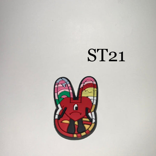 ST2- Bad Bunny #1 (straw topper) – Pop-A-Charm