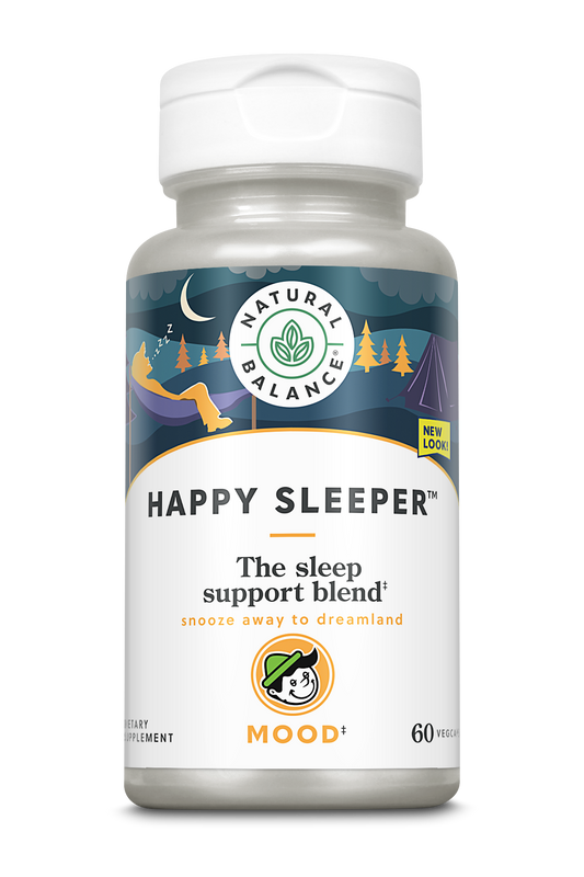  Natural Balance Happy Camper  Feel-Good Mood Support and  Relaxation Supplement with Kava Kava (150 Count) : Health & Household