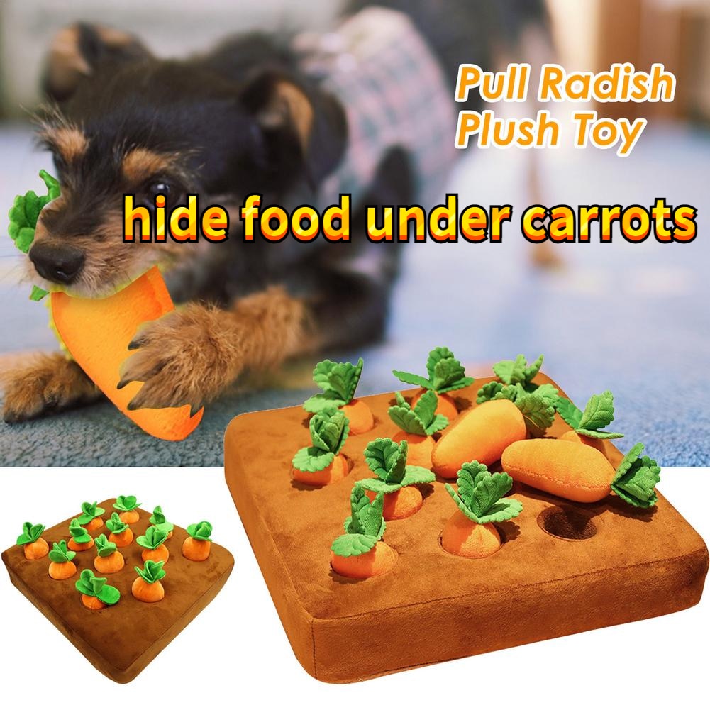 Carrot Farm Dog Chew Sniff Toys