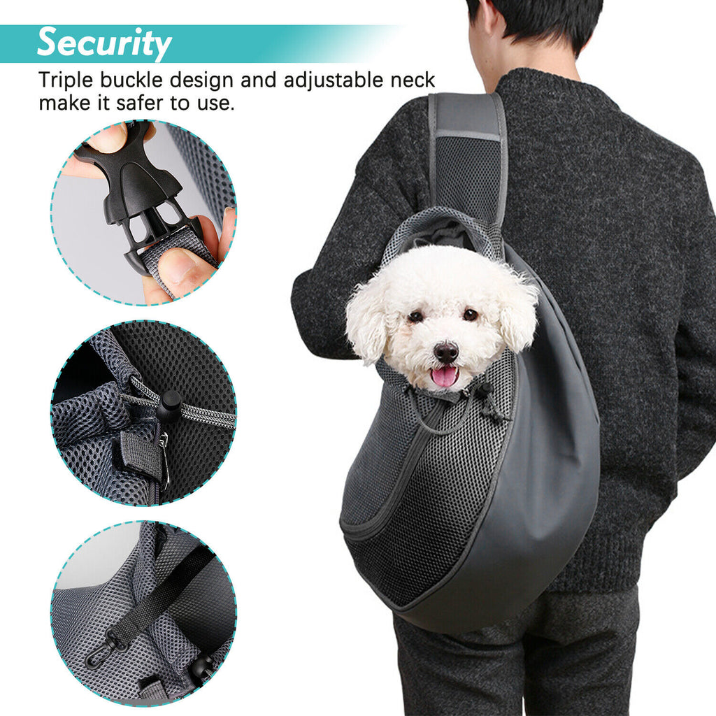 Outdoor Travel Mesh Oxford  Pet Puppy Carrier Shoulder Bag